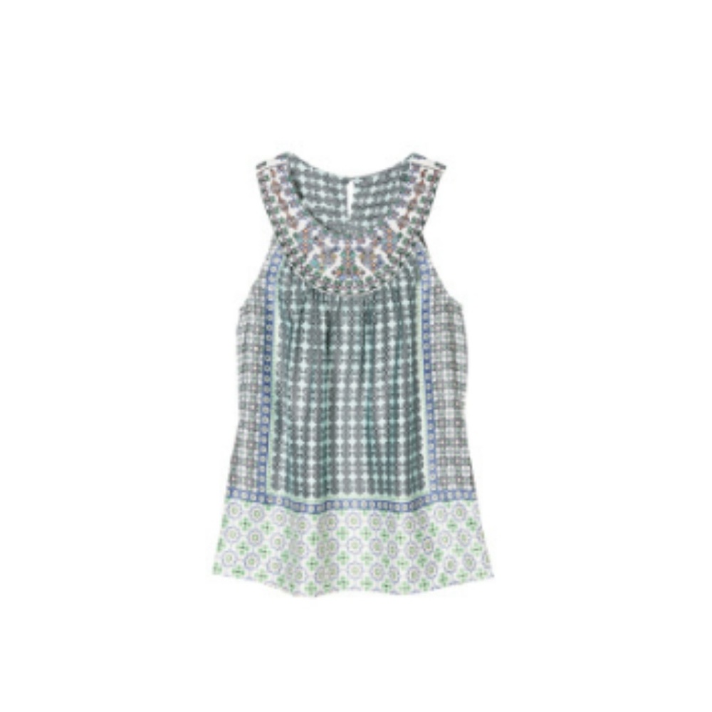 Daniel Rainn Arvia Embroidery Halter Top